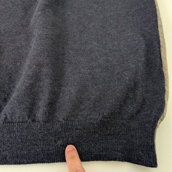 Greg Norman Merino Wool Sweater Mens Size XL Gray Knit Long Sleeve Crew Neck - Picture 3 of 11